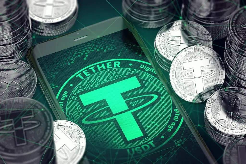 pre&ccedil;o do Tether da moeda criptogr&aacute;fica