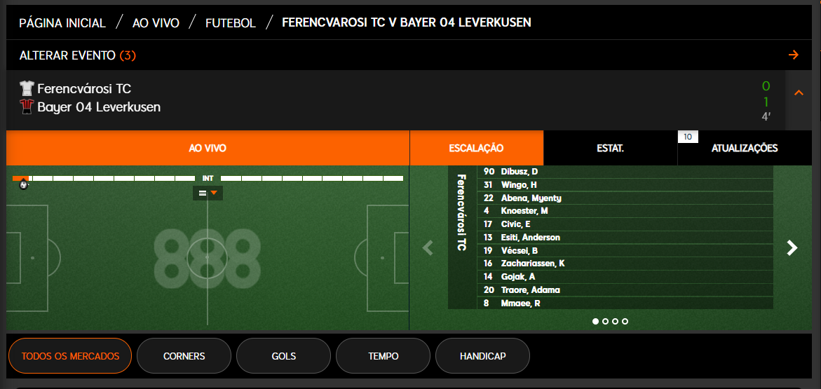 Transmissão ao vivo 888sport Transmissão ao vivo 888sport