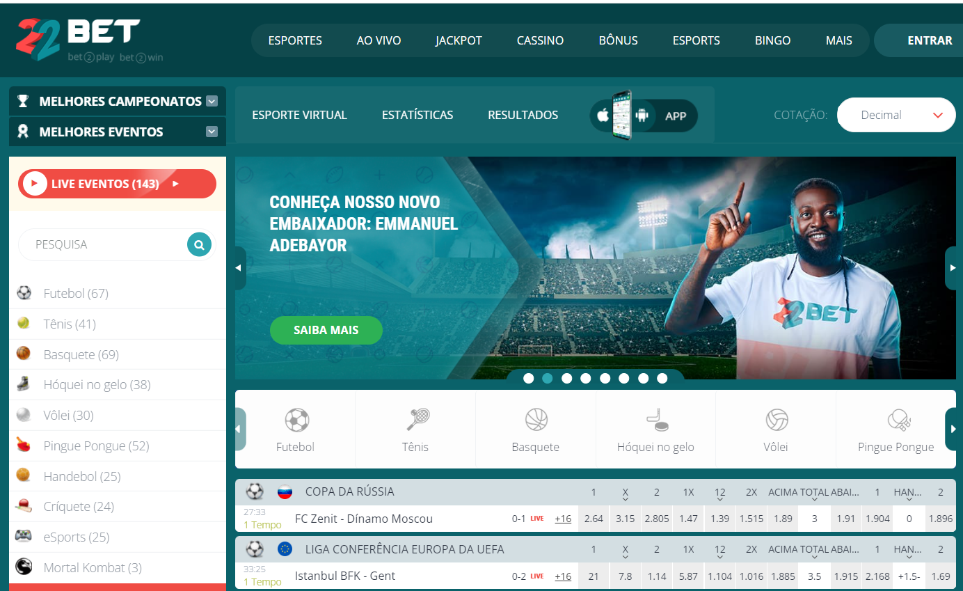 22Bet casa de Apostas Esportivas 22Bet casa de Apostas Esportivas
