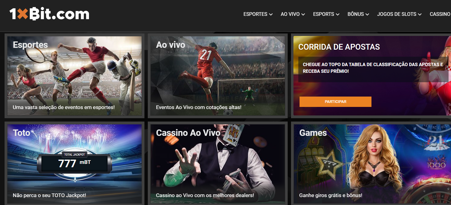 Site de Apostas Esportivas 1xBit Site de Apostas Esportivas 1xBit