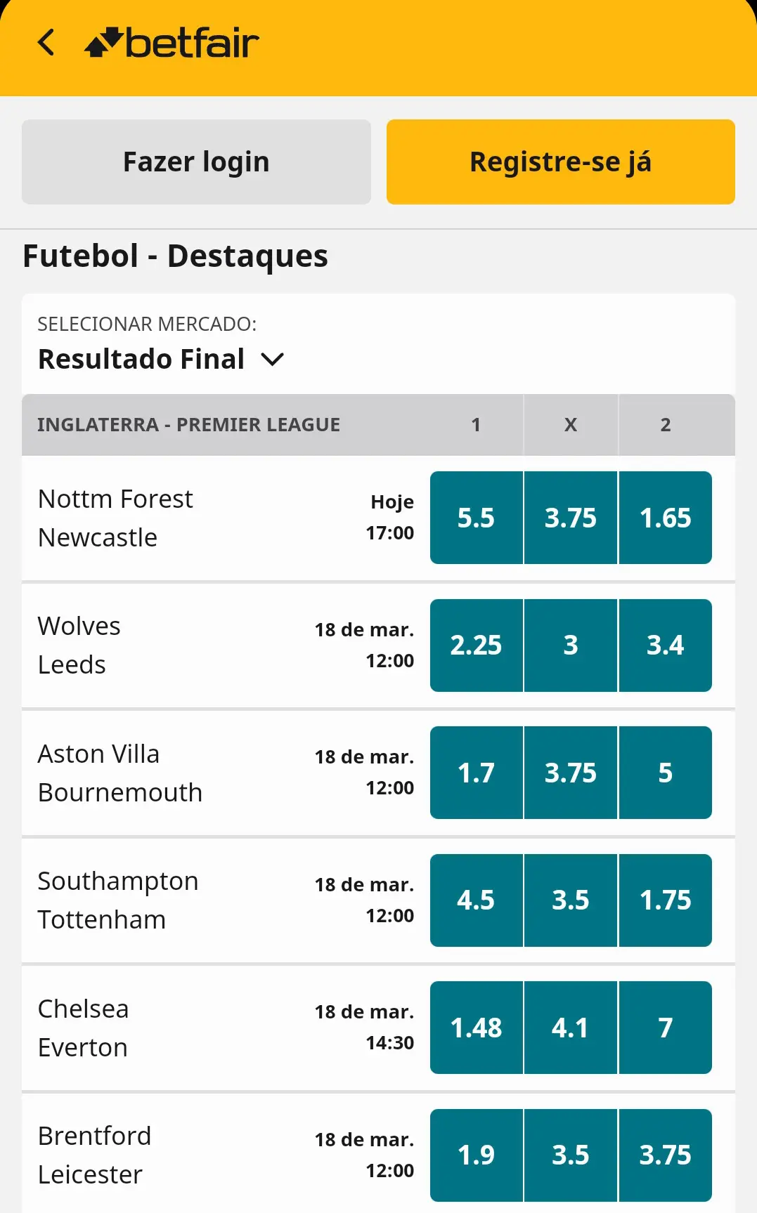 betfair chances betfair chances
